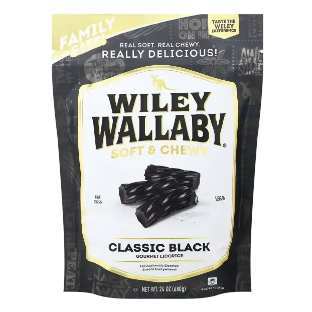 Licorice, Gourmet, Classic Black, Soft & Chewy, Family Size!