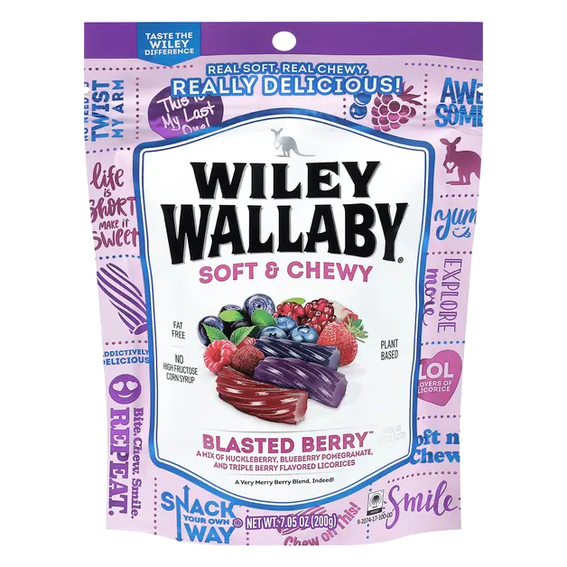 Soft & Chewy Blasted Berry Licorice