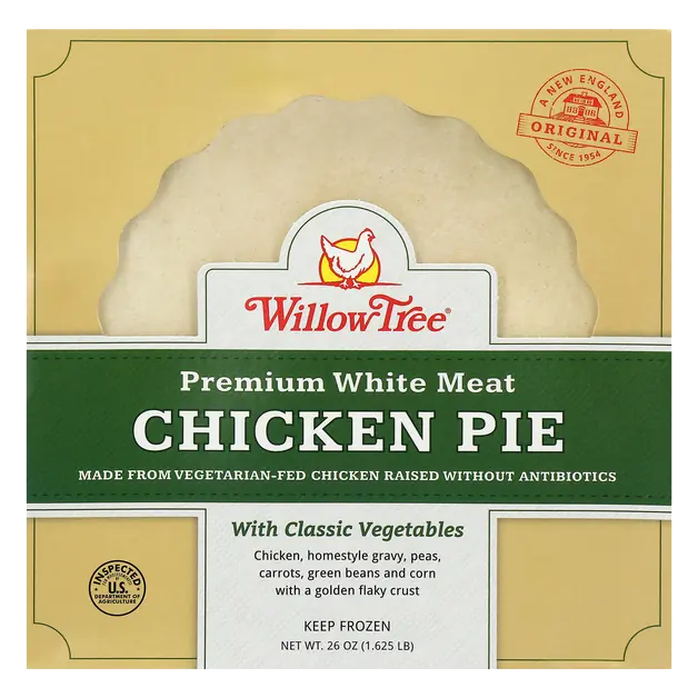 White Meat Chicken Pie with Classic Vegetables Frozen Meal