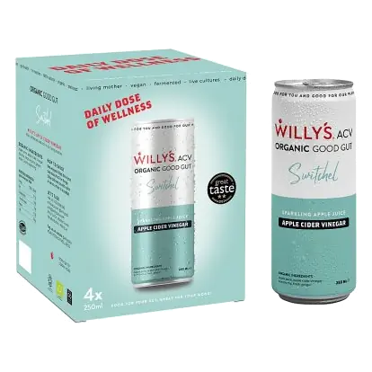 Willy's Organic Sparkling Apple Cider Vinegar Switchel