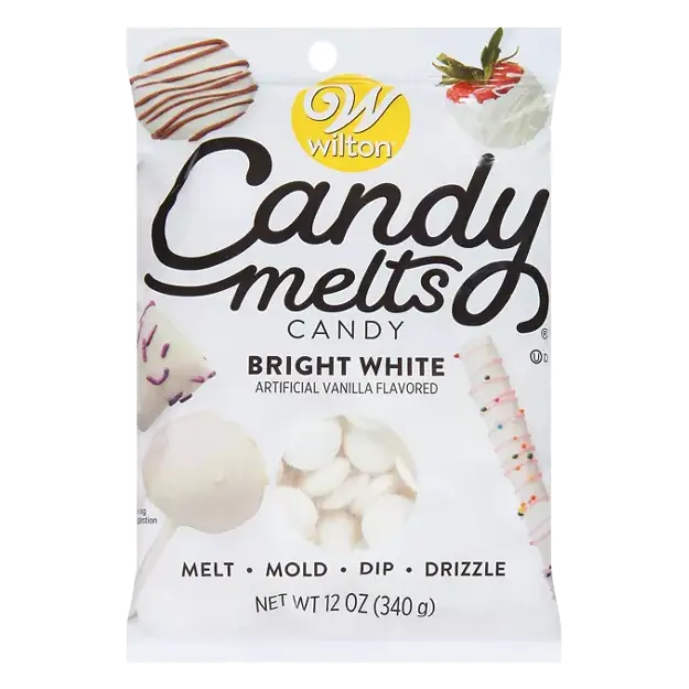 Candy Melts, Bright White, Vanilla Flavored