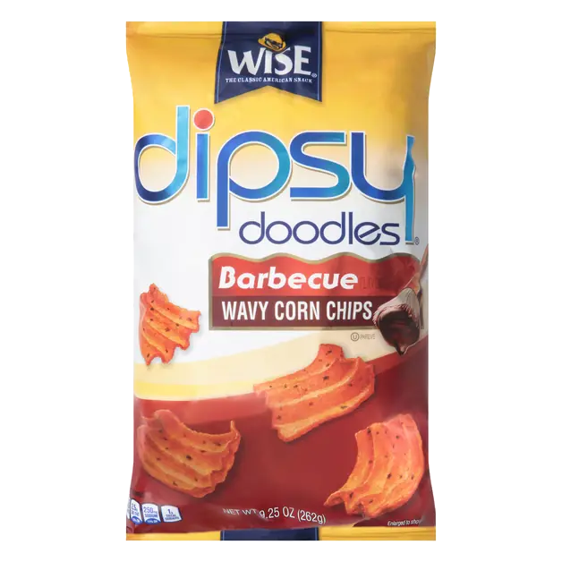 Dipsy Doodles Corn Chips Wavy Barbecue