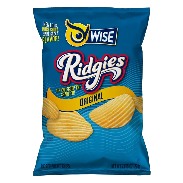 Ridgies Original Potato Chips Party Size