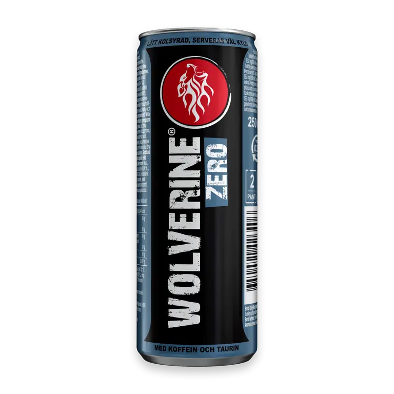 Energidryck Wolverine Zero