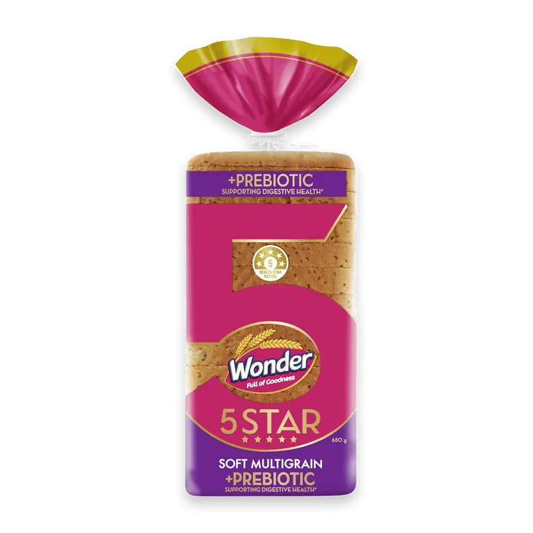 5 Star Soft Multigrain & Prebiotic Bread Loaf