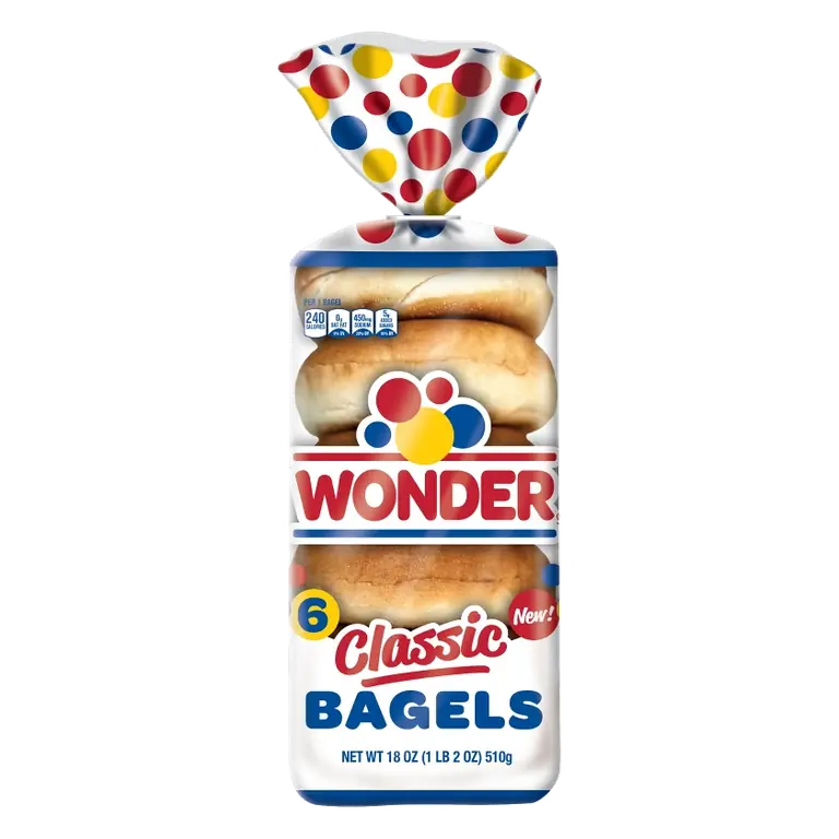 Wonder Classic Bagels, 18oz