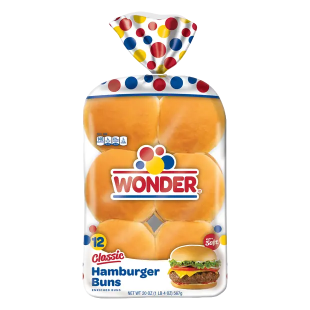 Classic Hamburger Buns - 12 ct