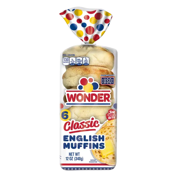 Classic Pre-Sliced English Muffins - 6 ct