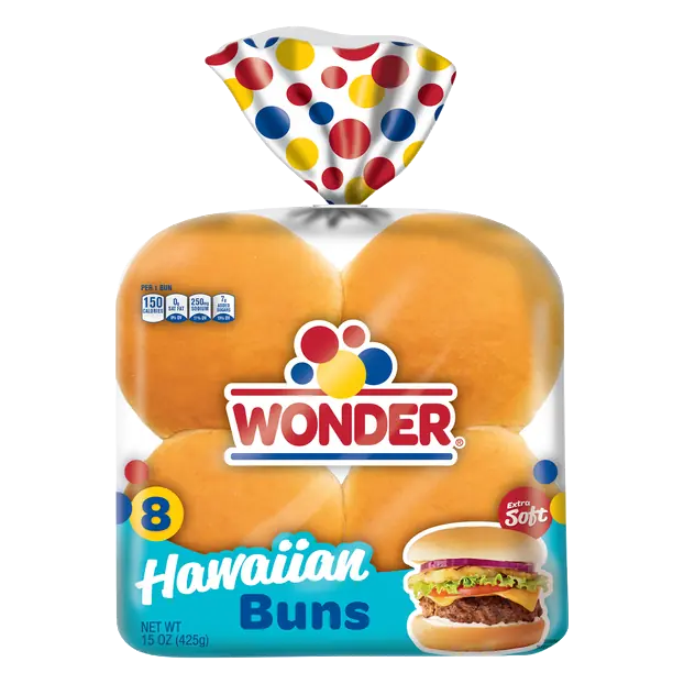 Hawaiian Sandwich Buns - 8 ct
