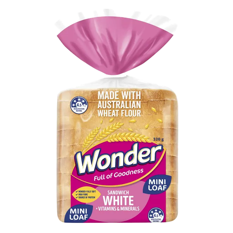 High Fibre White Sliced Bread Sandwich