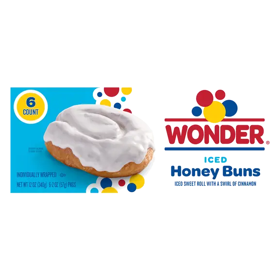 Iced Honey Buns - 6 ct