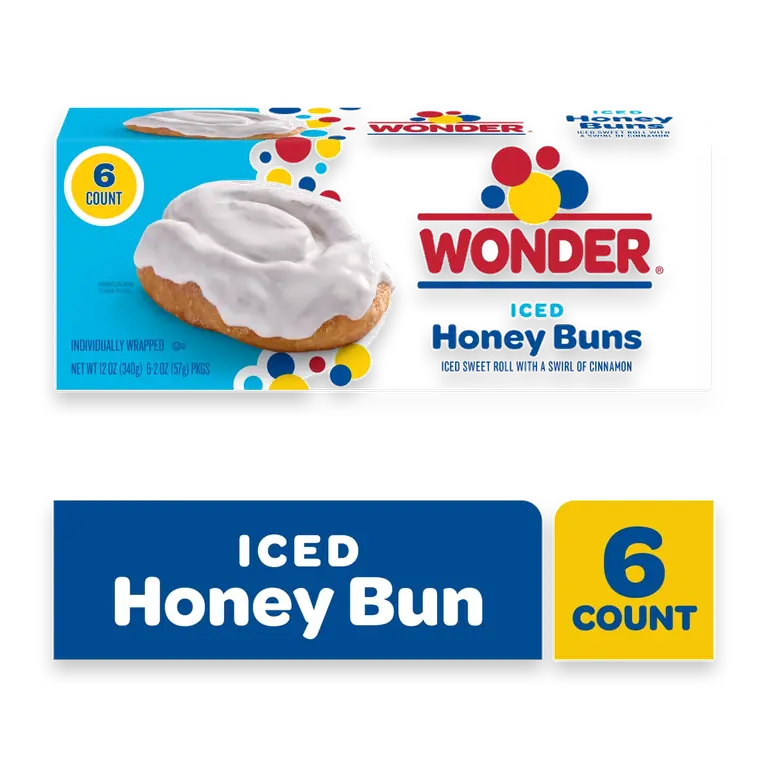 Iced Honey Buns Multipack