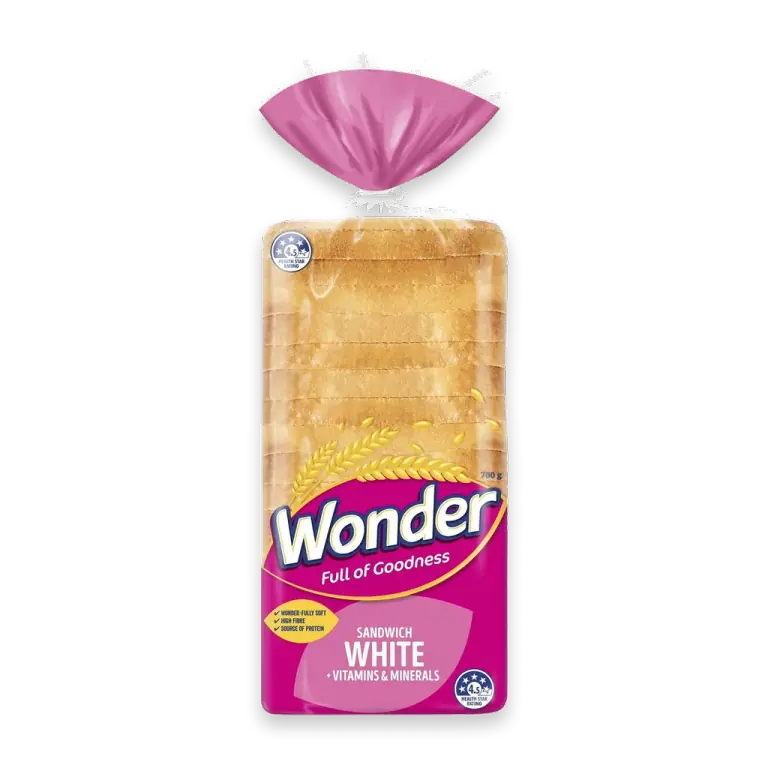 White Bread Vitamins & Minerals Sandwich