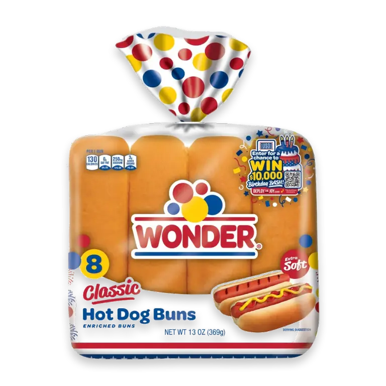 White Hot Dog Buns