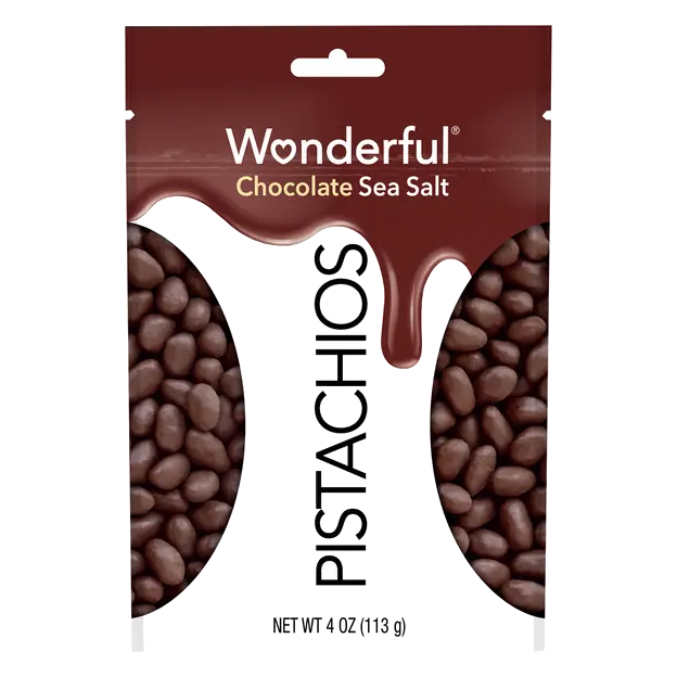 Chocolate Sea Salt Pistachios No Shells