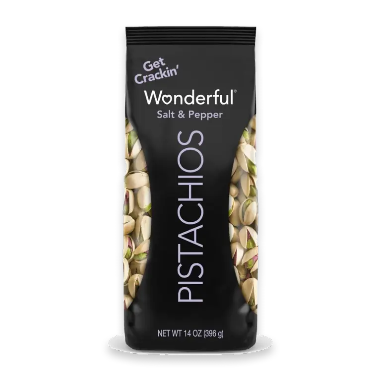 Pistachios In-Shell Salt & Pepper Flavored Nuts, 14 Ounce Bag