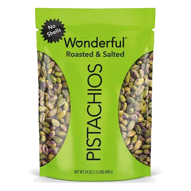 No Shells Roasted & Salted Pistachios