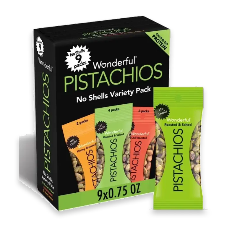 Pistachios No Shells Variety Pack Nuts