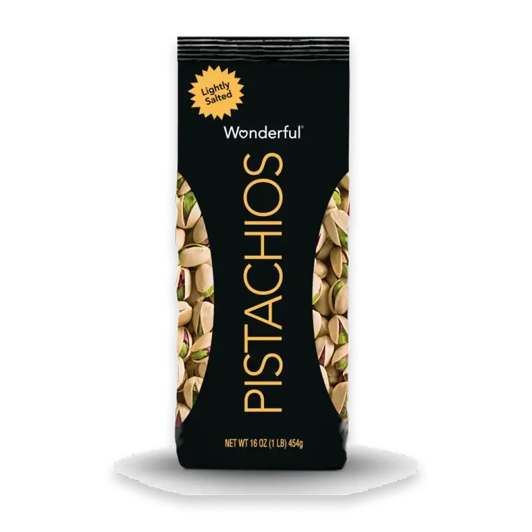 Pistachios Roasted & Lightly Salted, 16oz Bag