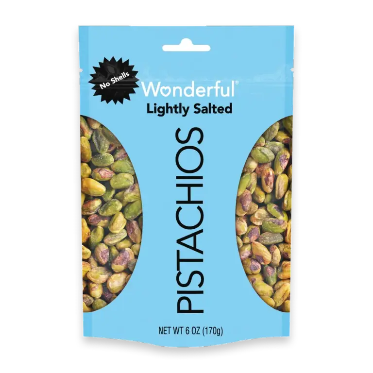 SHELLED PISTACHIOS LS 6oz Pouch