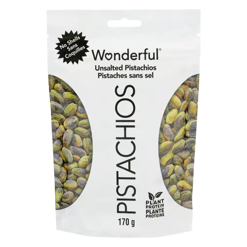 Pistachios No Shells Unsalted 170 g
