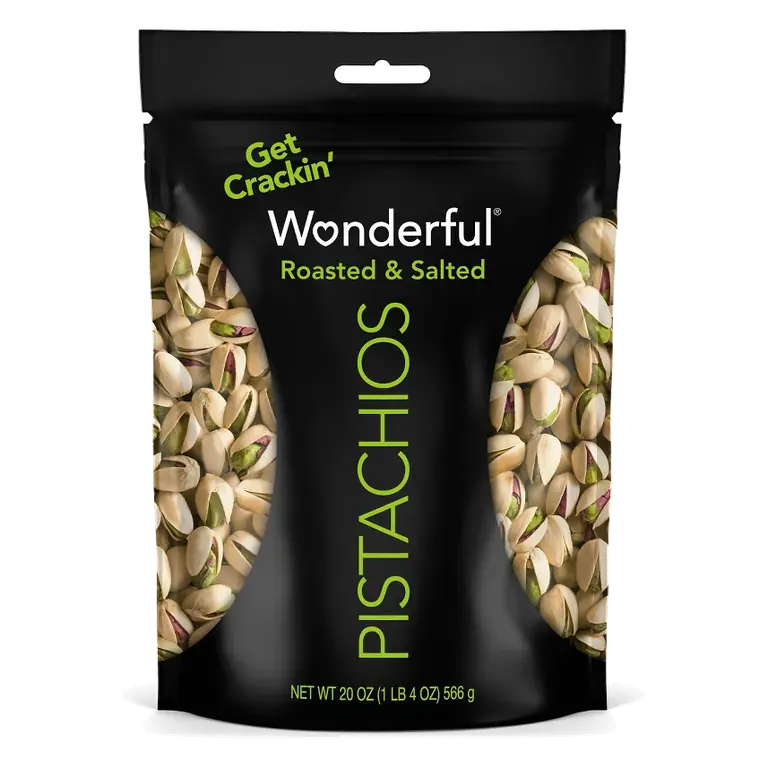 Wonderful Pistachios Roasted & Salted, 20oz