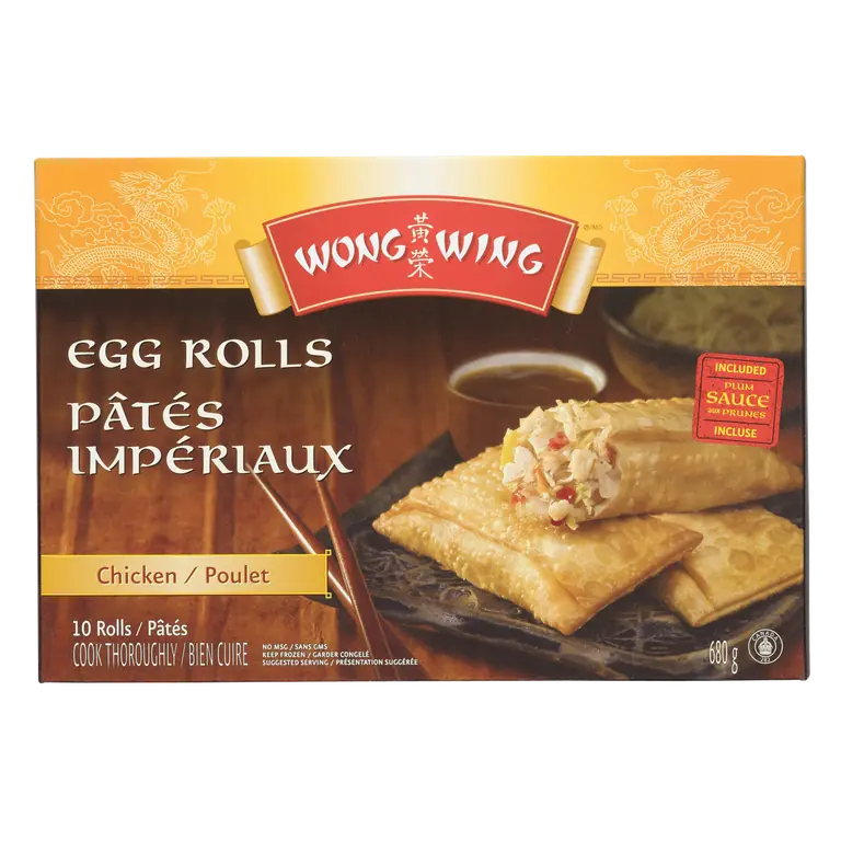 Frozen Chicken Egg Rolls 10 Rolls 680 g