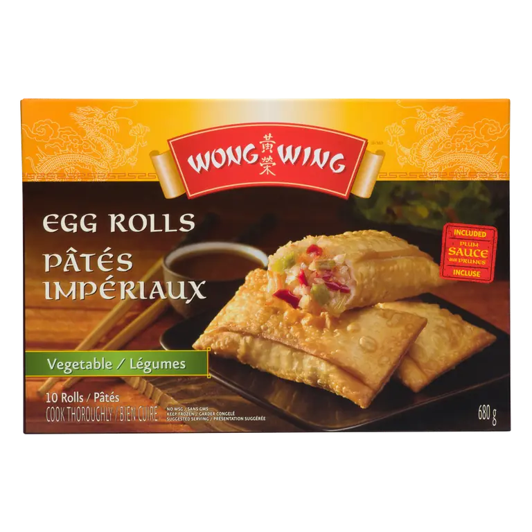 Frozen Vegetable Egg Rolls 680 g