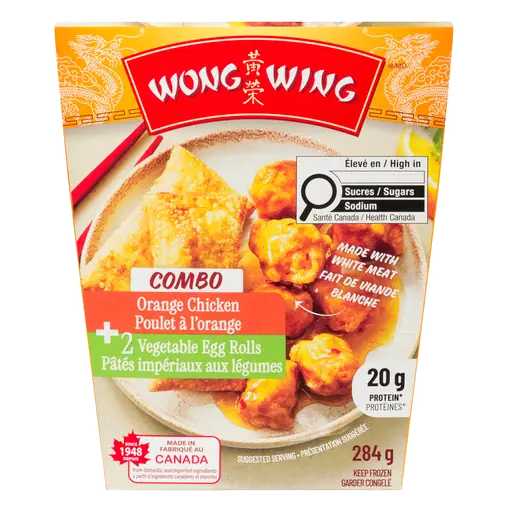 Combo Orange Chicken & Vegetable Egg Rolls 284 g