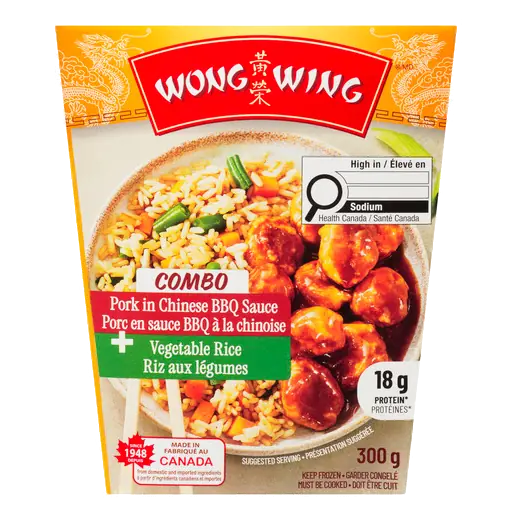 Combo Pork In Chinese BBQ Sauce & Vegetable Rice 300 g