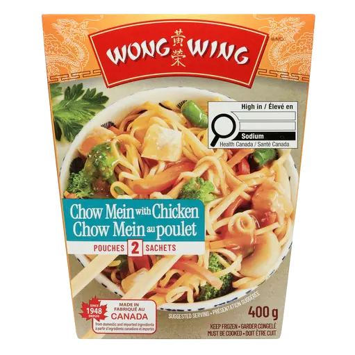 Frozen Chicken And Oriental Noodle Chow Mein 400 g