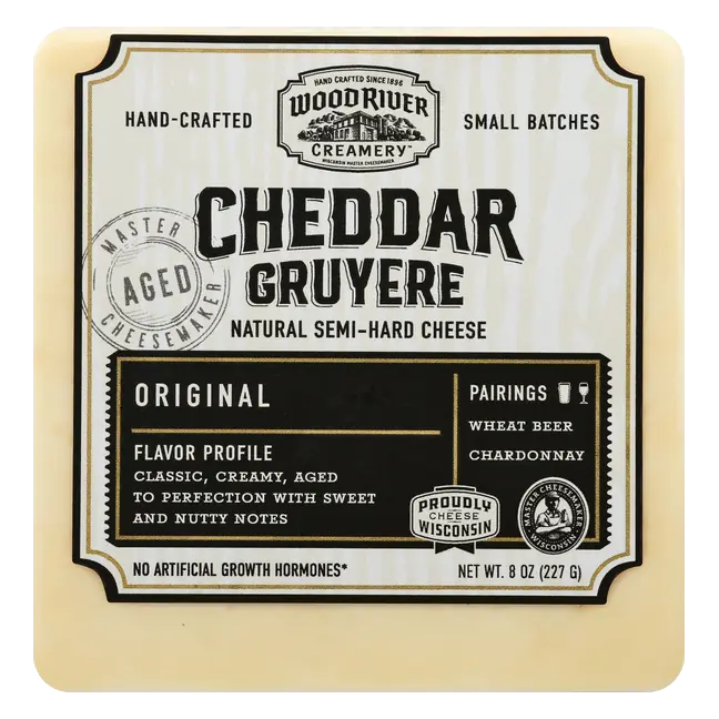 Cheddar Gruyere Original Natural Semi-Hard Cheese