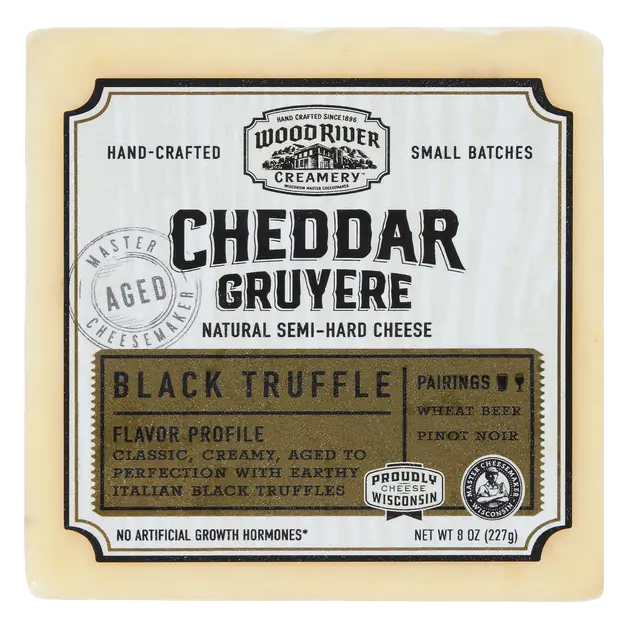Wood River Creamery Truffle Cheddar, 8oz