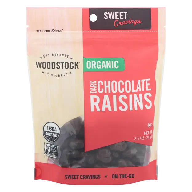 Farms Organic Dark Chocolate Covered Raisins