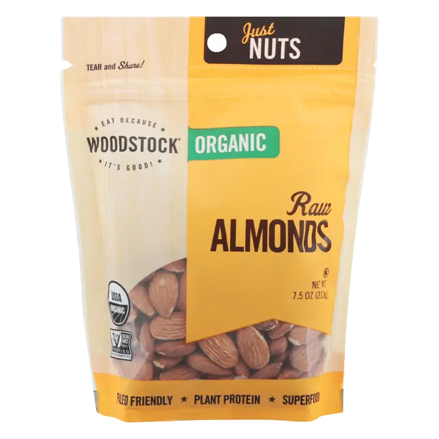 Just Nuts Almonds Raw Organic