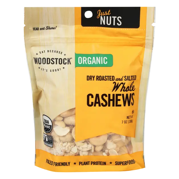 Just Nuts Cashews Roasted & Salted Whole