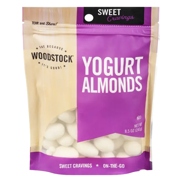 Natural Yogurt Covered Almonds