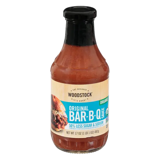 Organic 50% Less Sugar & Sodium Original Bar-B-Q Sauce