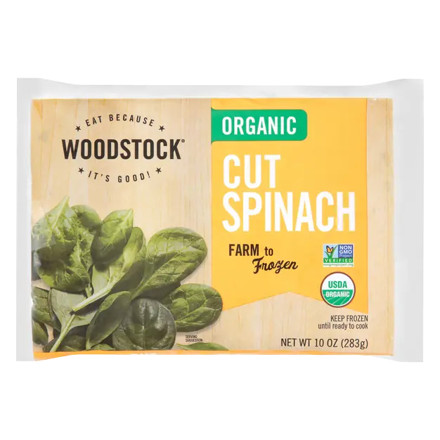 Organic Cut Spinach Frozen