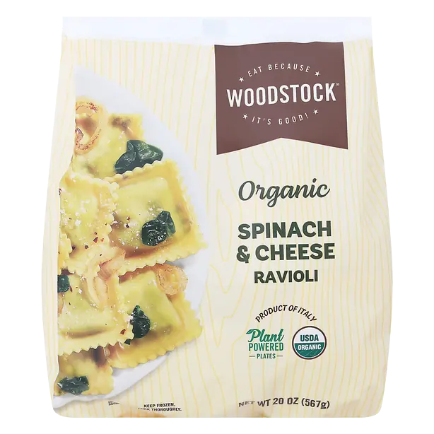 Organic Spinach & Cheese Ravioli Pasta Frozen
