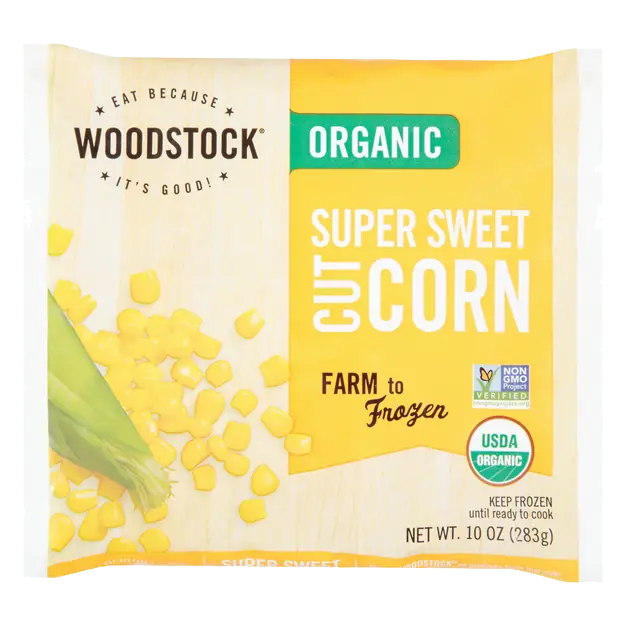 Organic Super Sweet Cut Corn Frozen