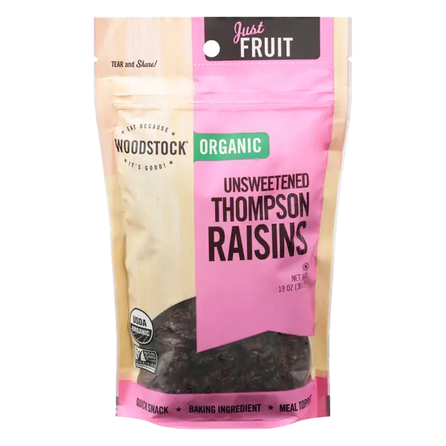Organic Unsweetened Thompson Raisins