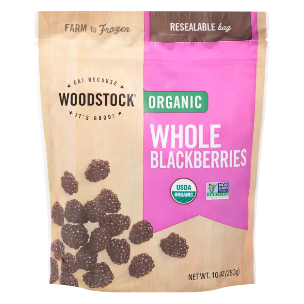 Organic Whole Blackberries Frozen