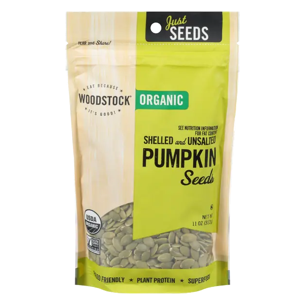 Pumpkin Seeds Shelled & Unsalted Organic