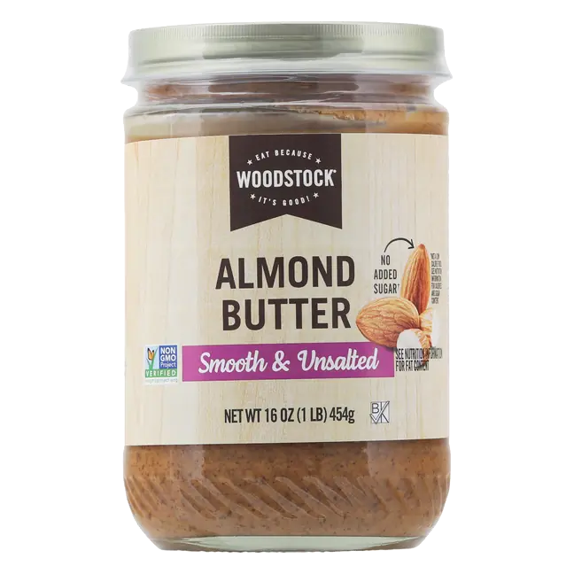 Smooth & Unsalted Almond Butter