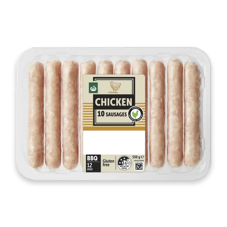 10 Chicken Sausages