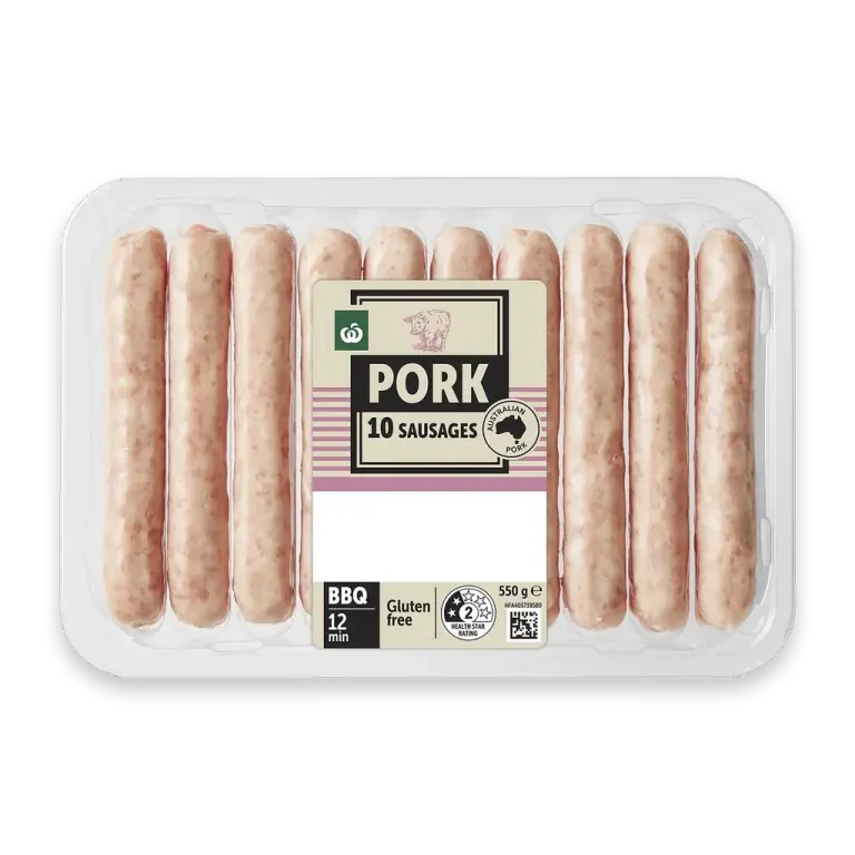 10 Pork Sausages