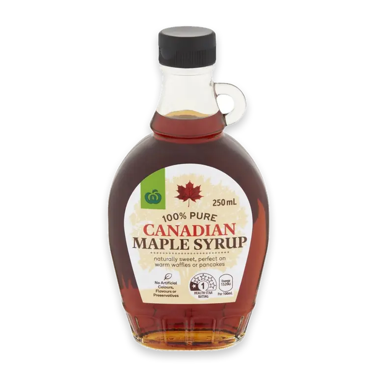 100% Canadian Maple Syrup