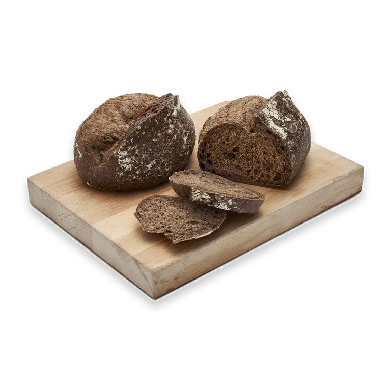 35hr Sourdough Mini Loaf Dark Rye