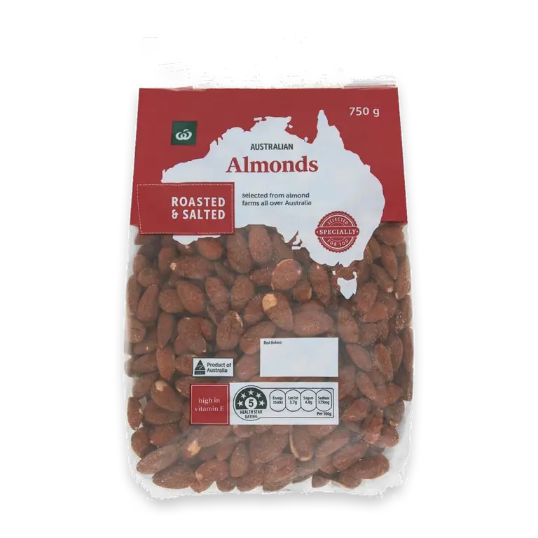 Almond Nut Kernels Roasted & Salted